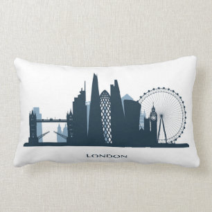 Coussin Rectangle Horizon de ville de Londres
