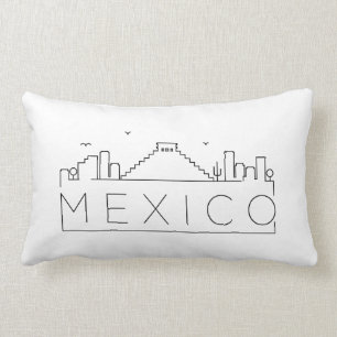 Coussin Rectangle Horizon du Mexique