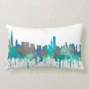 Coussin Rectangle Horizon-SG-Jungle de Chicago l'Illinois