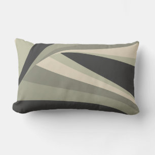 Coussin Rectangle Horloge ronde contemporaine