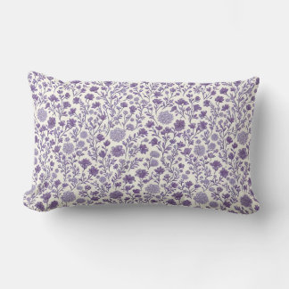 Coussin Rectangle Housse de couette Lavande Fleurie pour Chambre à c