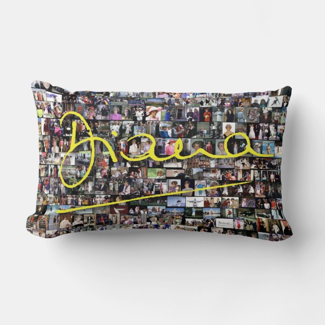 Coussin Rectangle HRH Princess Diana - Toutes les photos ! (Recto)
