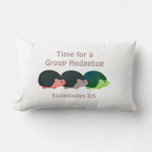 Coussin Rectangle Humour Christian Hedgehog   EN-TÊTE DU GROUPE Eccl