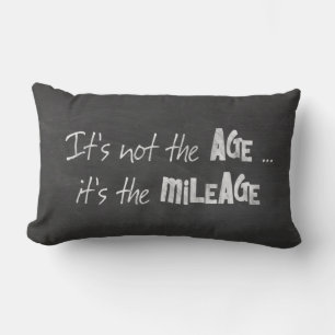 Coussin Rectangle Humour de tableau noir d'âge