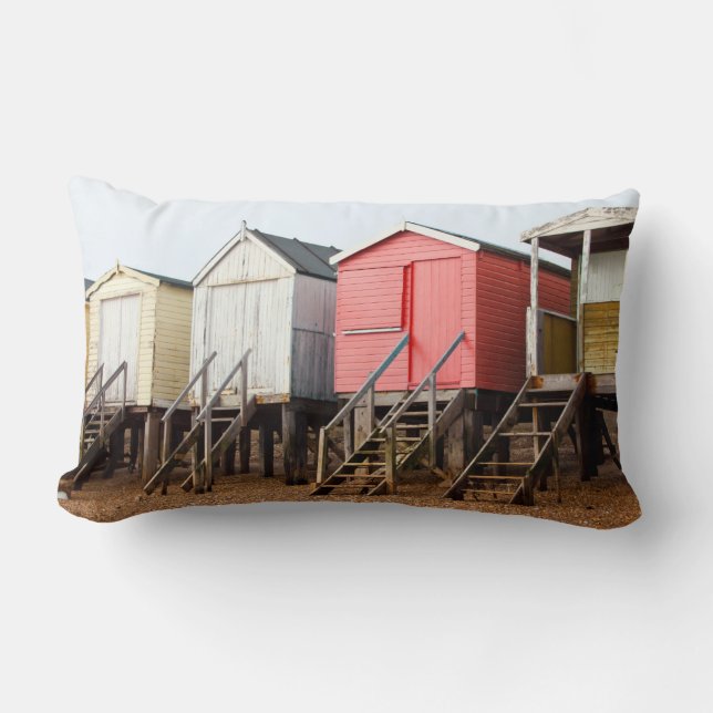 Coussin Rectangle Huttes de plage (Recto)