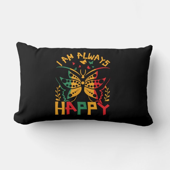 Coussin Rectangle i_am_toujours_happy_02 (Recto)
