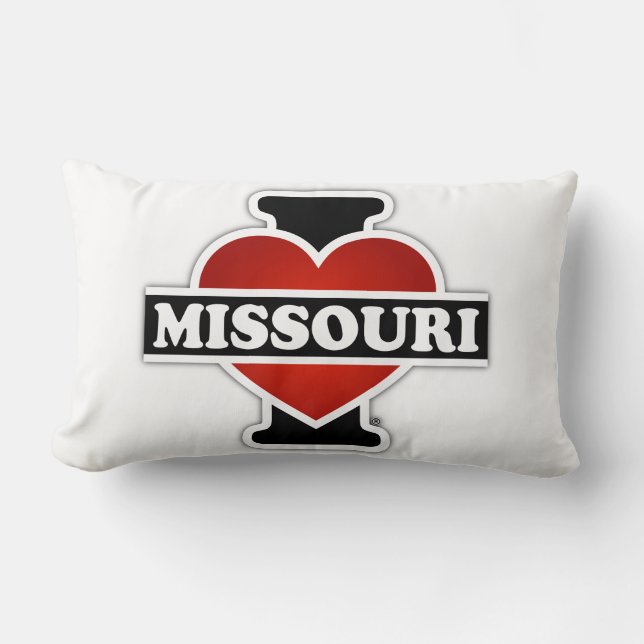 Coussin Rectangle I coeur Missouri (Recto)