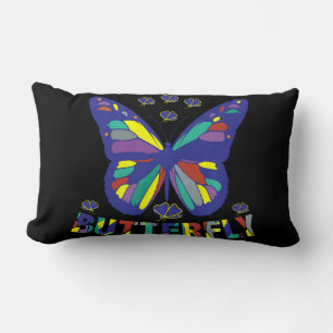 Coussin Rectangle i-love-papillon-typographie-citations-vintage
