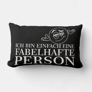 Coussin Rectangle Ich bin einfach eine fabelhafte Personne!