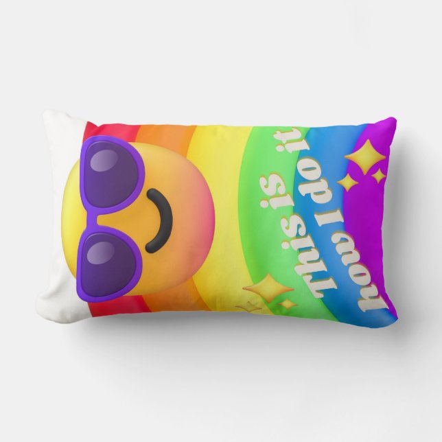 Coussin Rectangle icônes de faces (Recto)