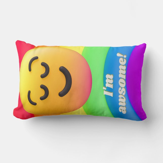 Coussin Rectangle icônes de faces (Recto)
