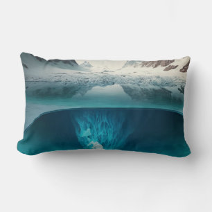 Coussin Rectangle Icy Mountain View