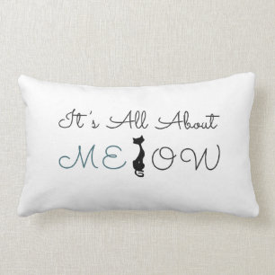 Coussin Rectangle Il est tout au sujet de Meow