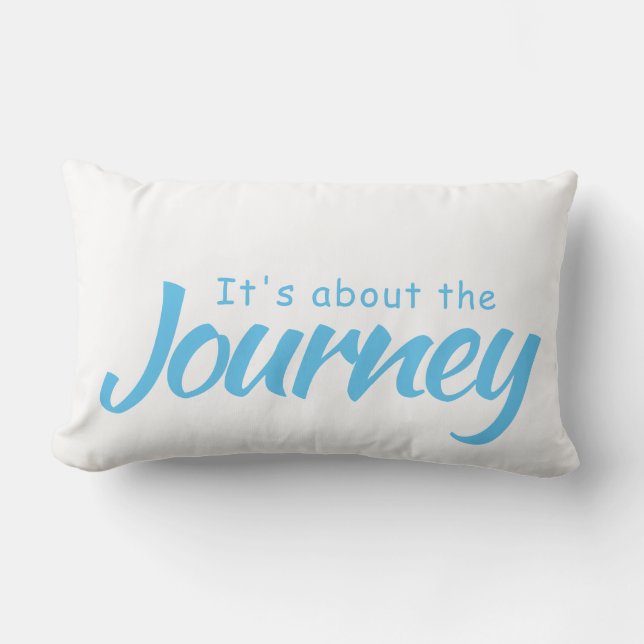 Coussin Rectangle Il s'agit du voyage (Recto)