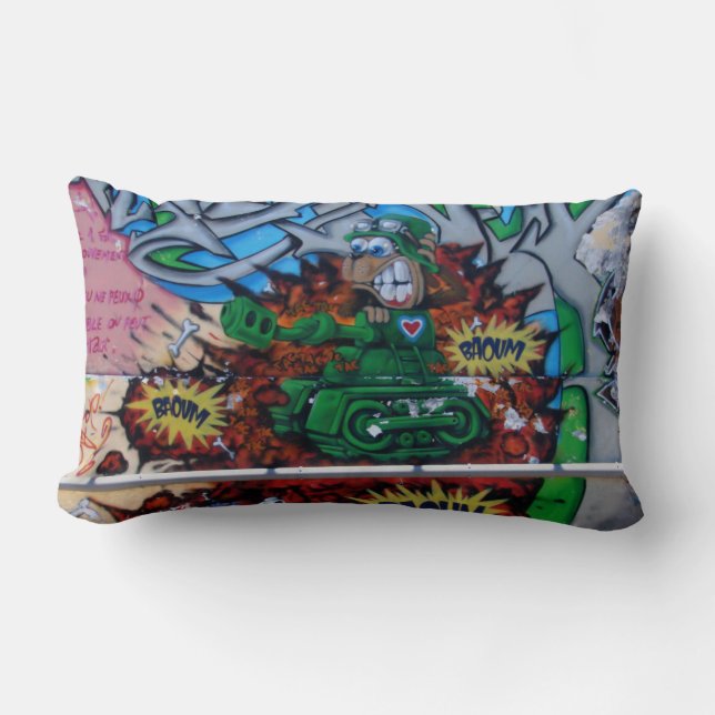 Coussin Rectangle Il tire à moi - (Recto)