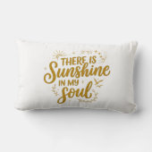 Coussin Rectangle Il y a du soleil dans mon âme (Verso)