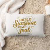 Coussin Rectangle Il y a du soleil dans mon âme (Couverture)