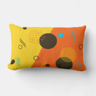 Coussin Rectangle Illustration cool, moderne, tendance, urbaine de M