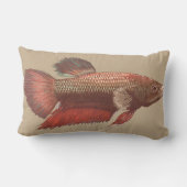 Coussin Rectangle Illustration de Betta (Verso)