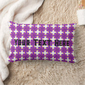 Coussin Rectangle Image de bonbon sucré avec texte personnalisé (Couverture)