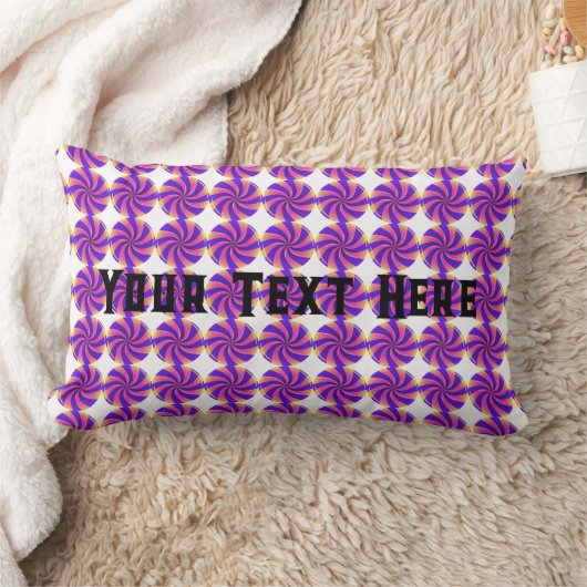 Coussin Rectangle Image de bonbon sucré avec texte personnalisé ici (Couverture)