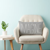 Coussin Rectangle Imagine gris rustique (Chaise)