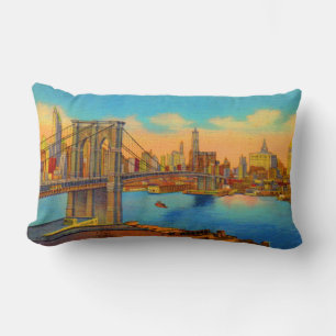 Coussin Rectangle impression Brooklyn Bridge