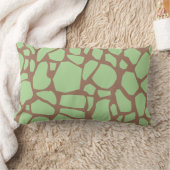Coussin Rectangle Impression de girafe verte (Couverture)