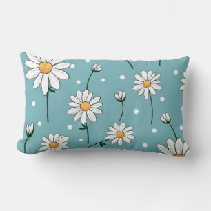 Coussin Rectangle Impression de marguerite
