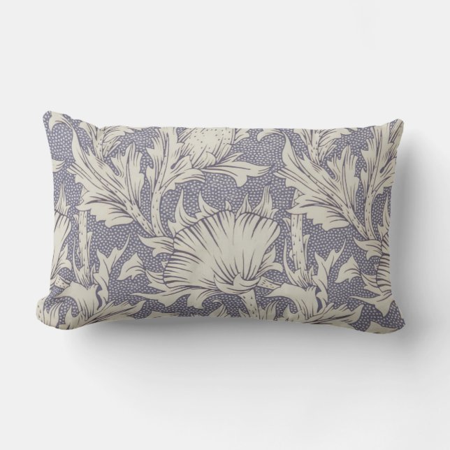 Coussin Rectangle Impression de papier peint Horn Poppy de William M (Recto)