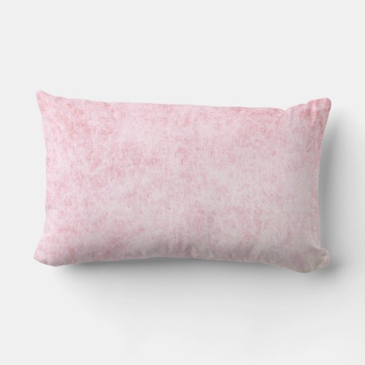 Coussin Rectangle Impression de texture de velours rose clair (Verso)