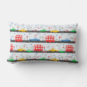 Coussin Rectangle Impressions photographiques pour enfants de transp
