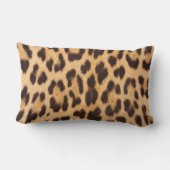 Coussin Rectangle imprimé léopard mode chic fille safari sauvage (Verso)