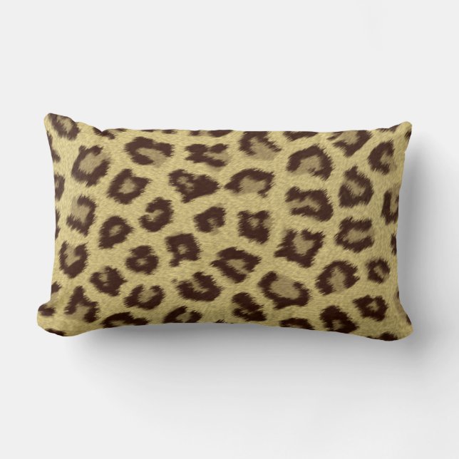 Coussin Rectangle Imprimer Leopard / Cheetah (Recto)