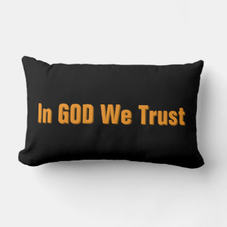 Coussin Rectangle In GOD We Trust