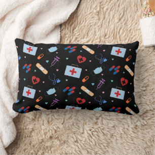 Coussin Rectangle Infirmière de la RN Étudiante en soins infirmiers