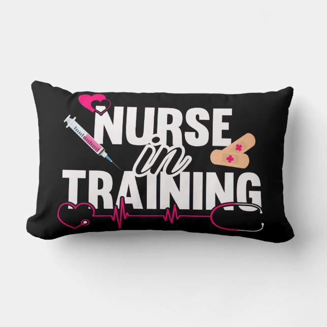 Coussin Rectangle Infirmière En Formation Infirmière Étudiante (Recto)