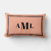 Coussin Rectangle Initiales Serif Classiques  (Recto)