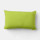 Coussin Rectangle Initiales superposées Modern 2 | Vert citron (Verso)