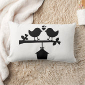 COUSSIN RECTANGLE *INSÉPARABLES S'EMBRASSANT POUR LES INSÉPARABLES* (Couverture)