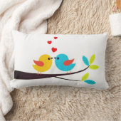 COUSSIN RECTANGLE *INSÉPARABLES S'EMBRASSANT POUR LES INSÉPARABLES*  (Couverture)