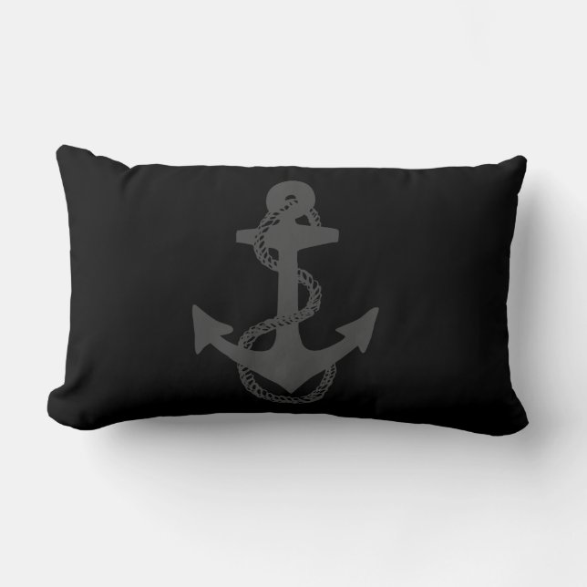 Coussin Rectangle inversé 2 faces - ANCRE NAUTIQUE | (Recto)