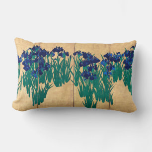 Coussin Rectangle Irises Japonais, Ogata Kōrin
