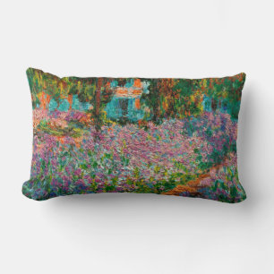 Coussin Rectangle Irises Monet Garden Fleurs Giverny