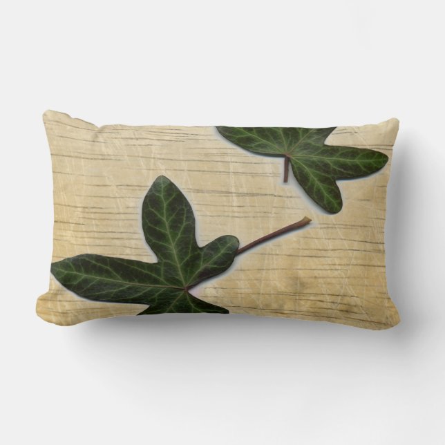 Coussin Rectangle Ivy sur Wood (Recto)