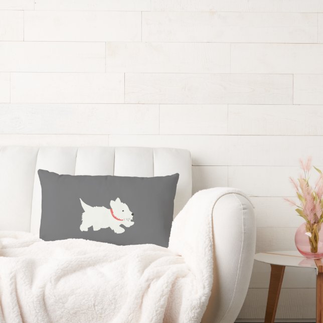 Coussin Rectangle Izzie le Westie (Canapé)