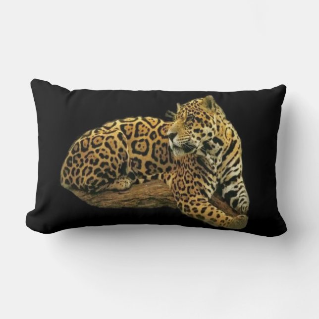 Coussin Rectangle Jaguar Luminaire d'oreiller à lancer (Recto)