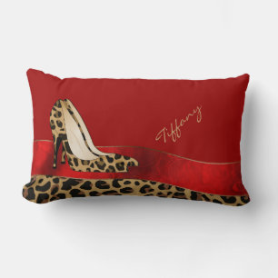 Coussin Rectangle Jaguar Stilettos Personnalisé À La Mode Jaguar