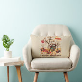Coussin Rectangle J'aime l'automne - paysage d'automne (Chaise)