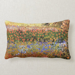 Coussin Rectangle Jardin aux fleurs, Vincent van Gogh.